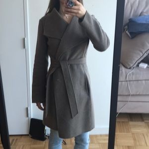 STUNNING Duster Coat - Taupe,Wool - BananaRepublic